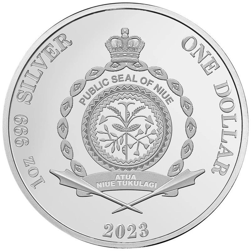Moneda de plata Niue 