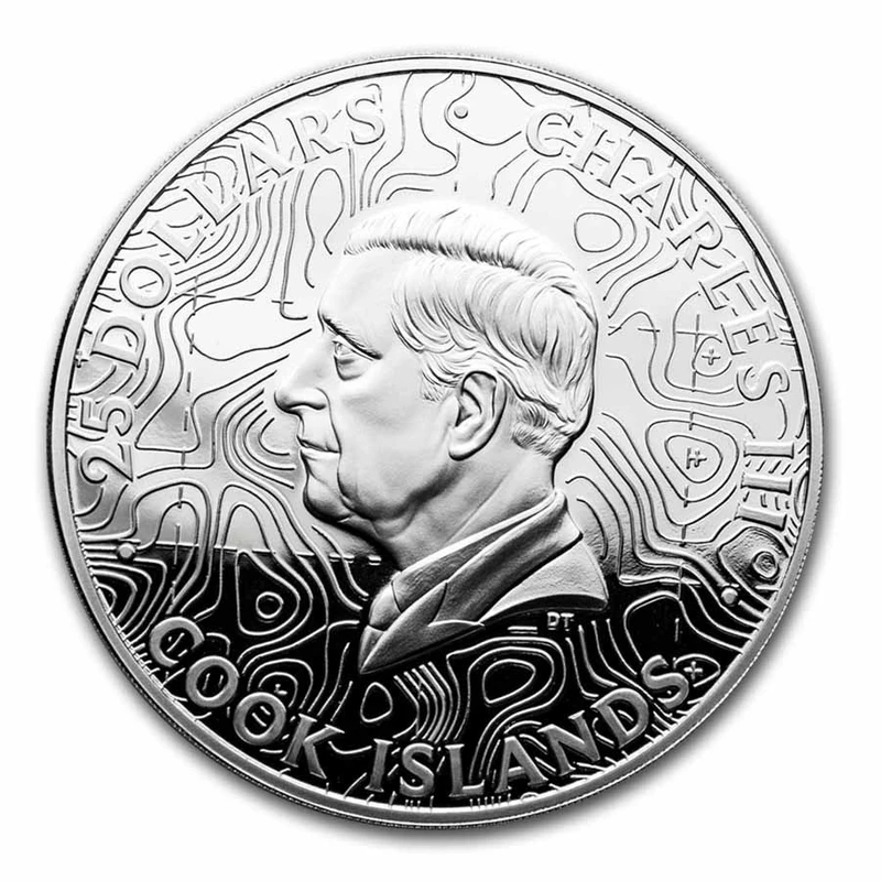 Moneda de Plata de las Islas Cook 