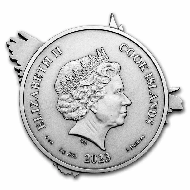 Moneda de plata de las Islas Cook 
