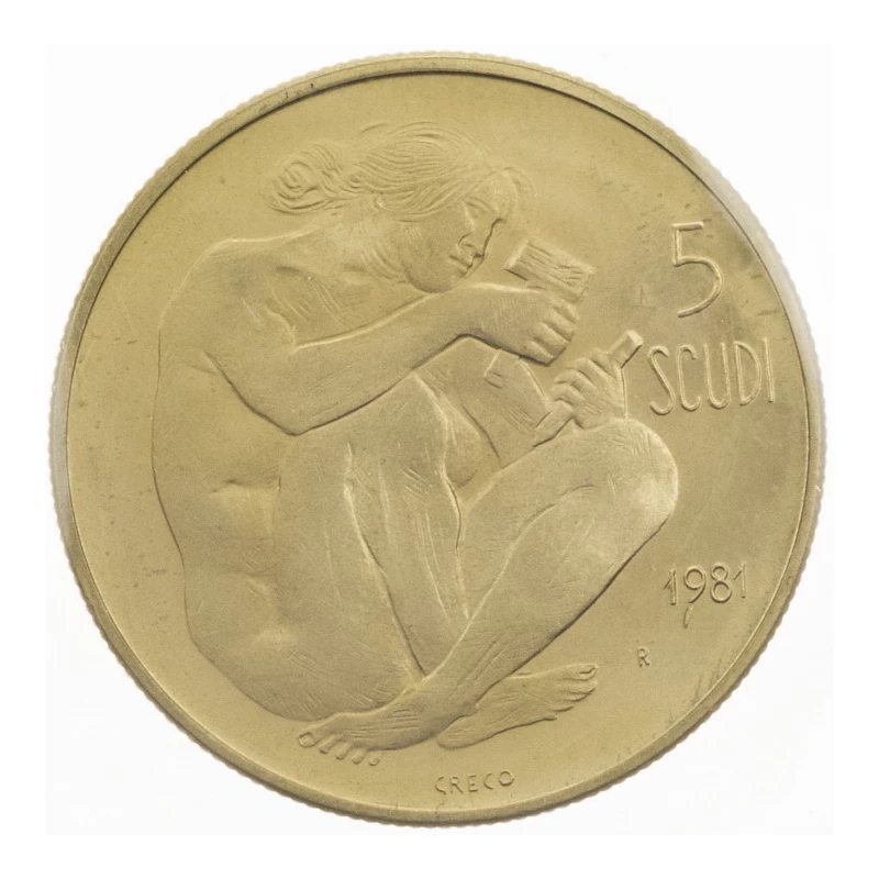 Moneda de oro San Marino 