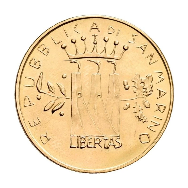 Moneda de oro San Marino 