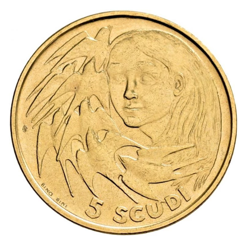 Moneda de oro San Marino 