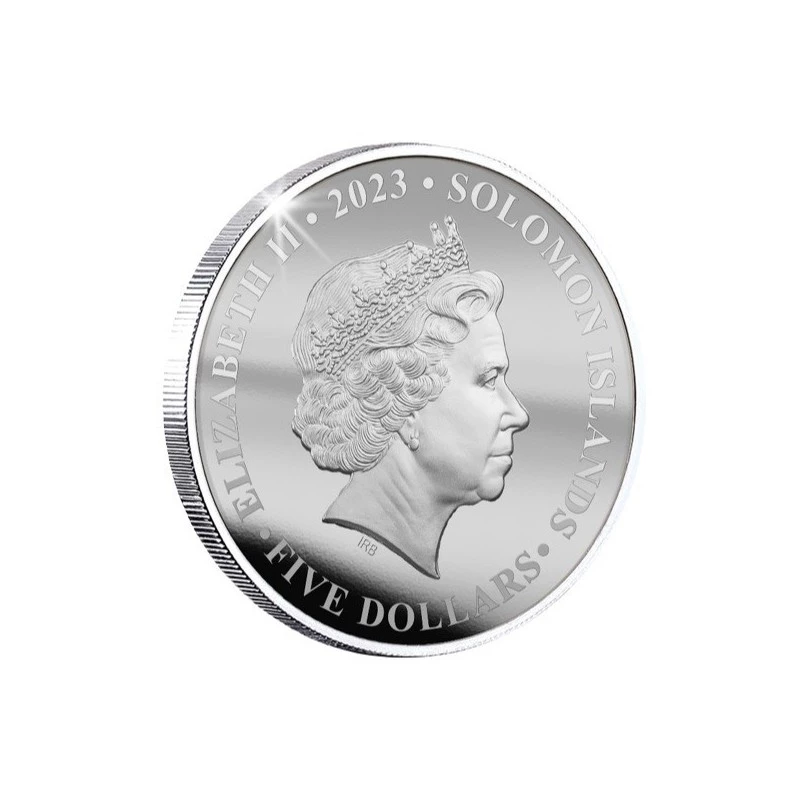 Moneda de plata Islas Salomón 