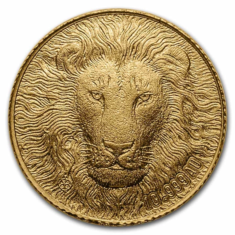 Moneda de oro de la República de Costa de Marfil 
