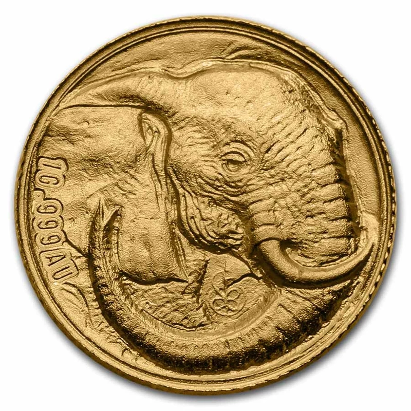 Moneda de oro de la República de Costa de Marfil 