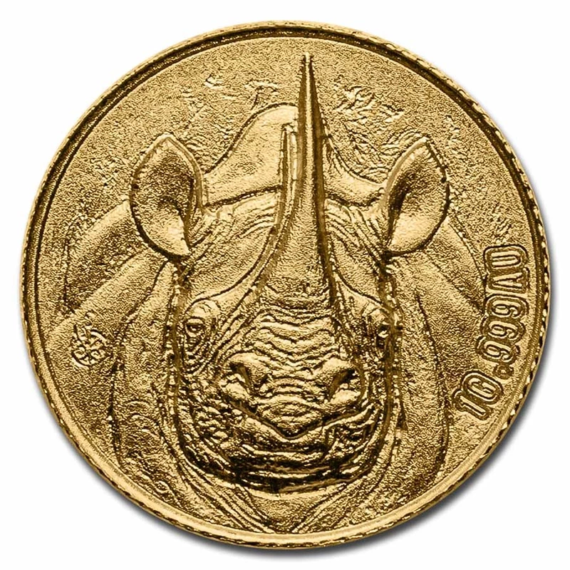 Moneda de oro de la República de Costa de Marfil 
