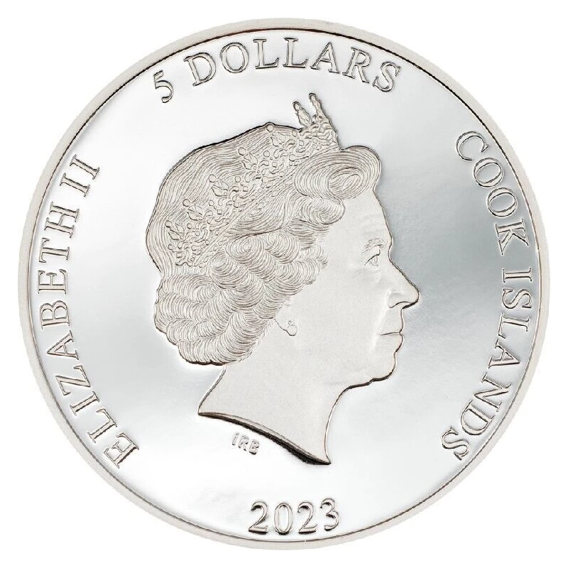Moneda de plata de las Islas Cook 