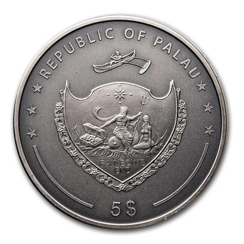 Moneda de Plata de Palaos 