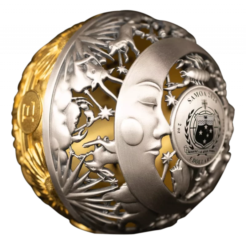 Moneda de plata Samoa 