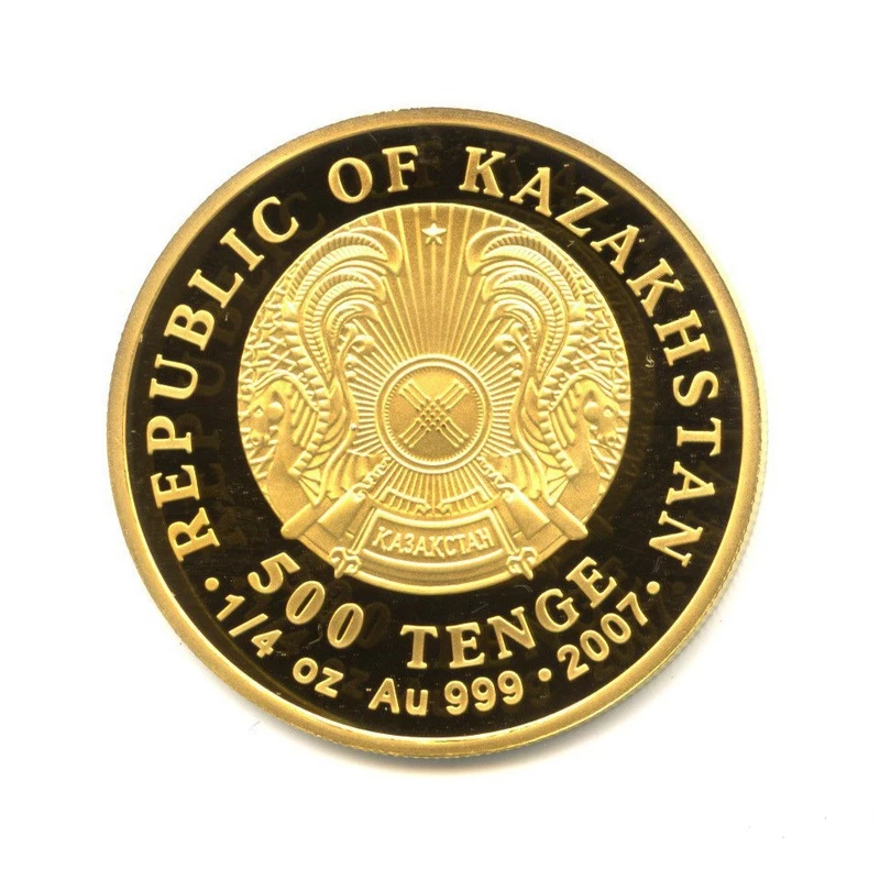 Moneda de oro de Kazajstán 