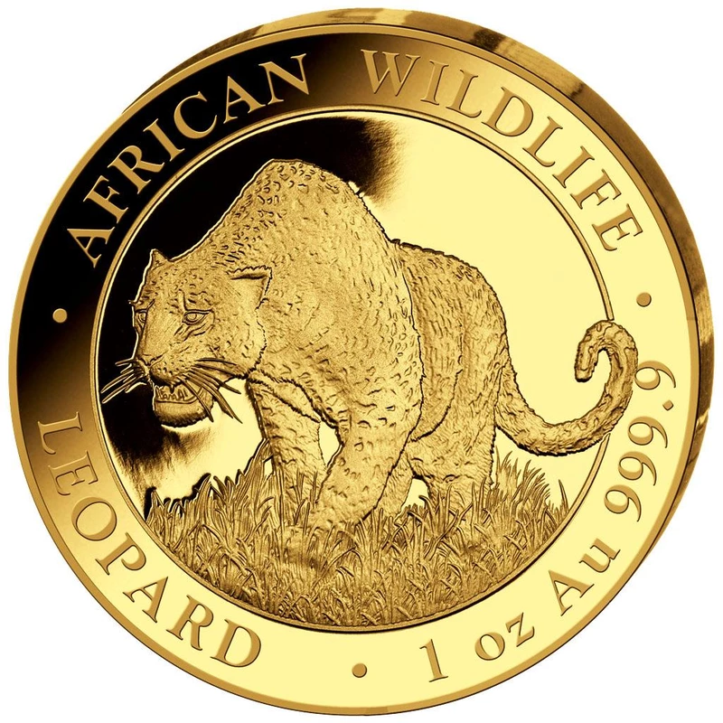 Moneda de oro de Somalia 