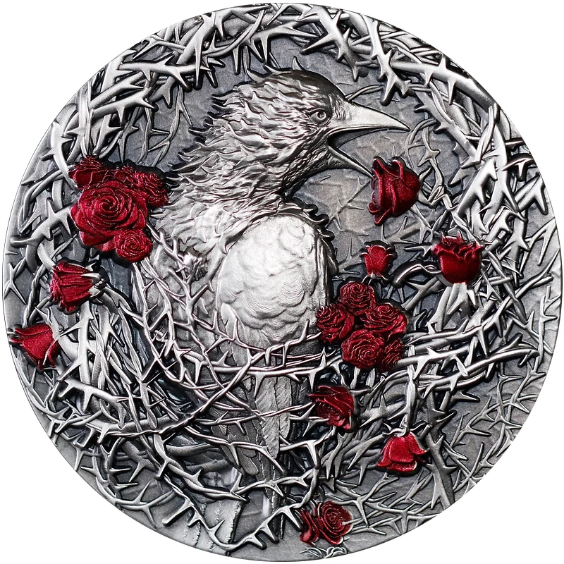 Moneda de plata Gabón 