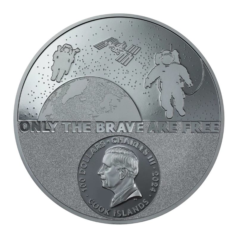 Moneda de plata de las Islas Cook 