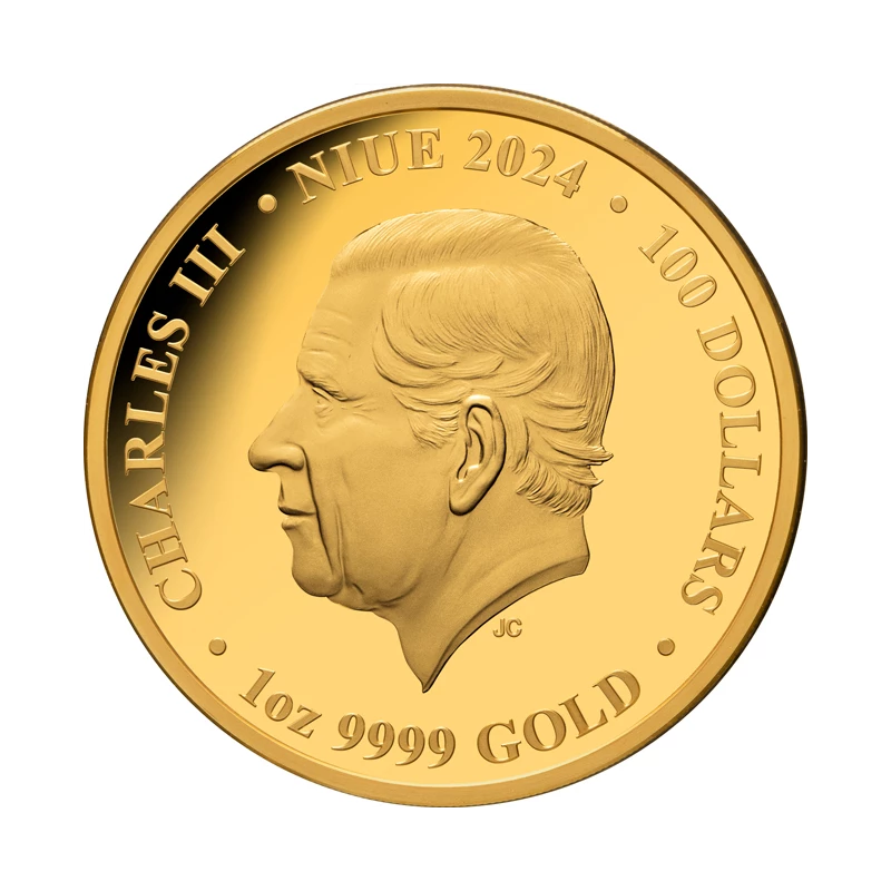 Moneda de oro Niue 