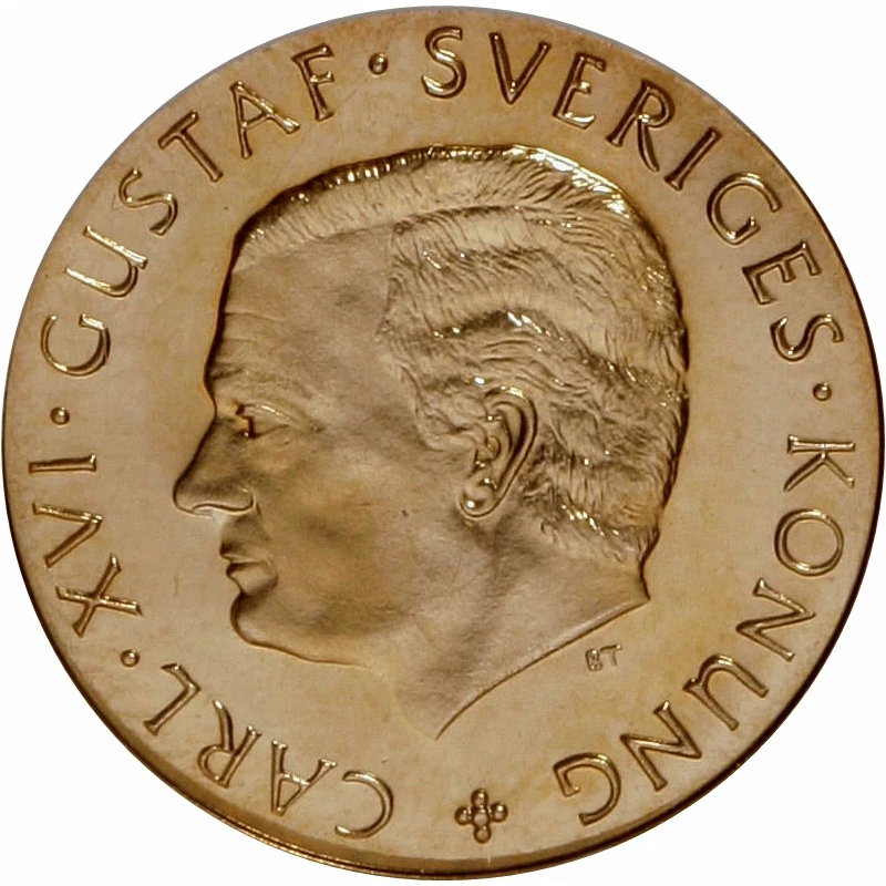 Moneda de oro de Suecia 