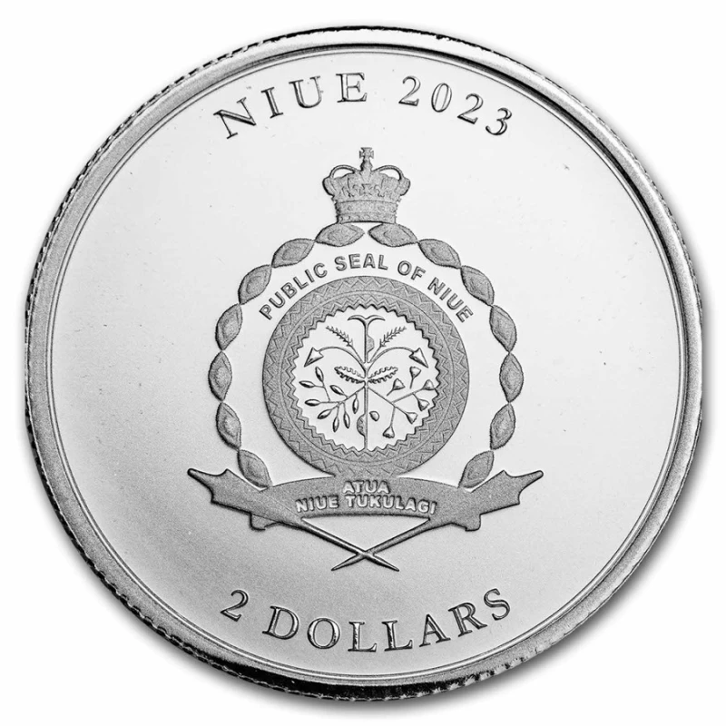 Moneda de plata Niue 