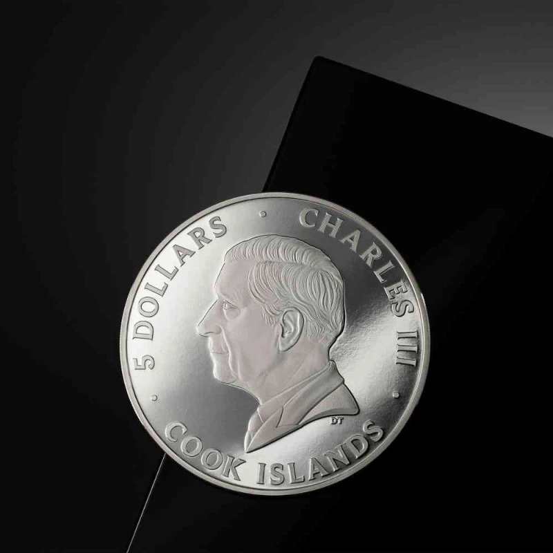 Moneda de plata de las Islas Cook 