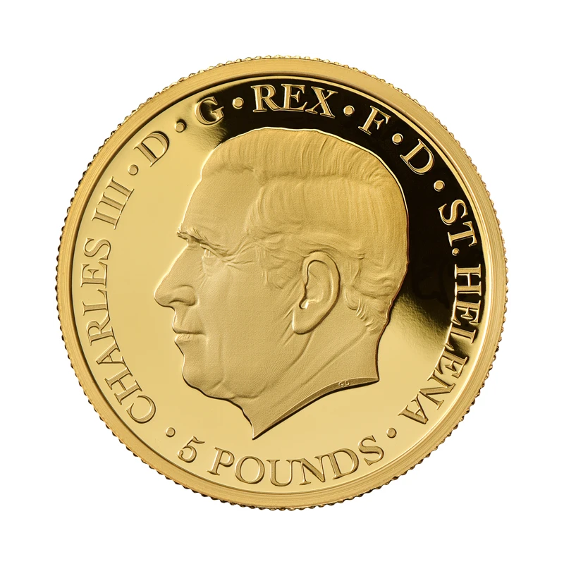 Moneda de oro de Santa Elena 