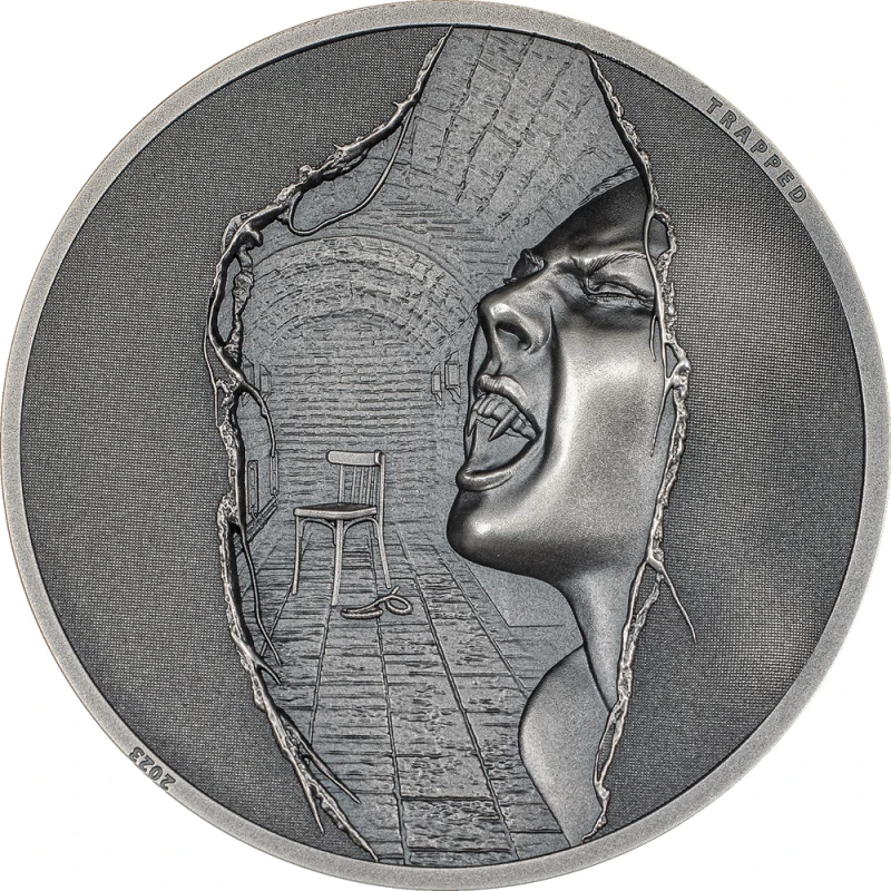 Moneda de plata de las Islas Cook 