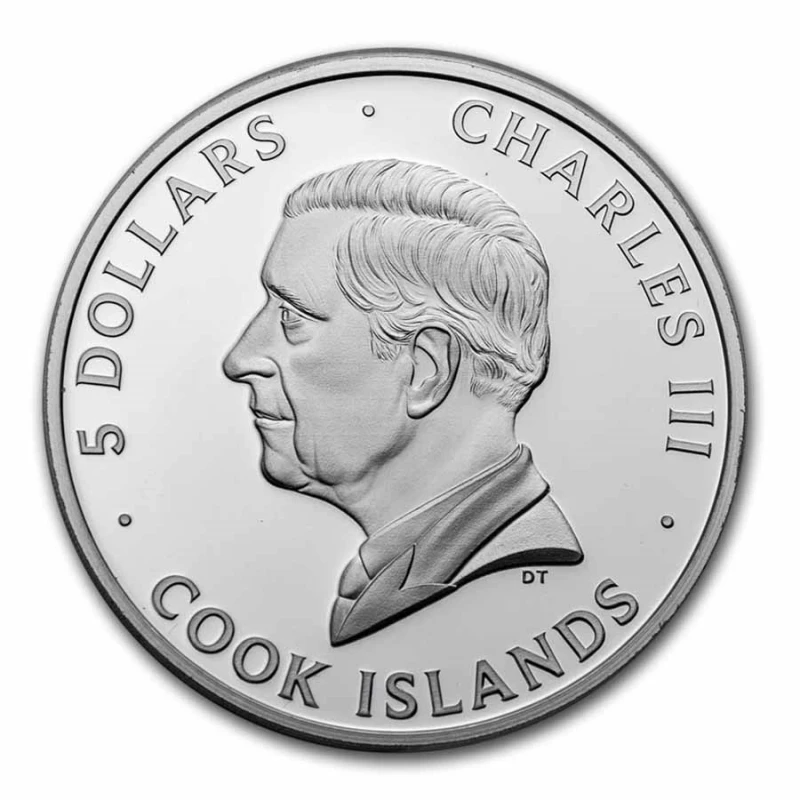 Moneda de Plata de las Islas Cook 
