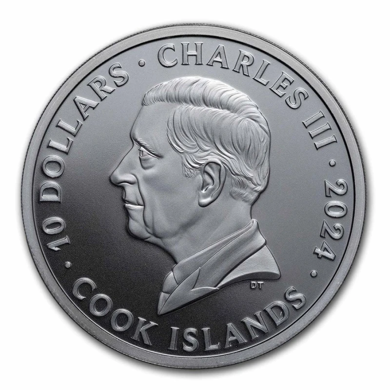 Moneda de Plata de las Islas Cook 