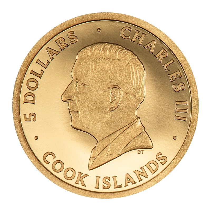 Moneda de oro de las Islas Cook 