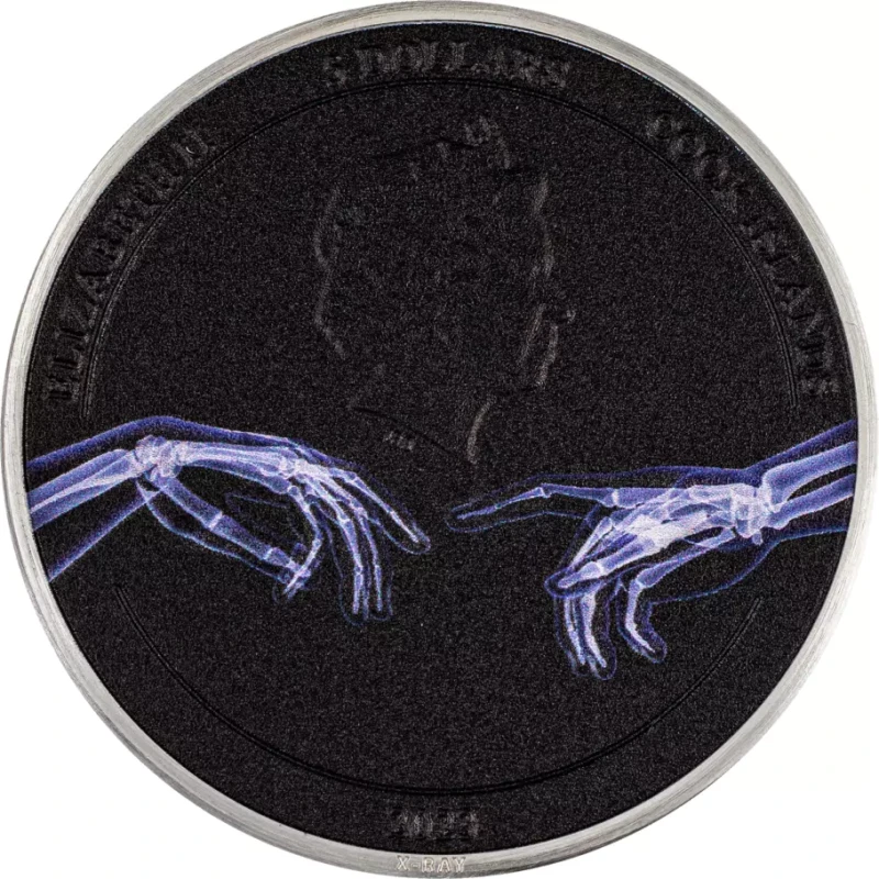 Moneda de plata de las Islas Cook 