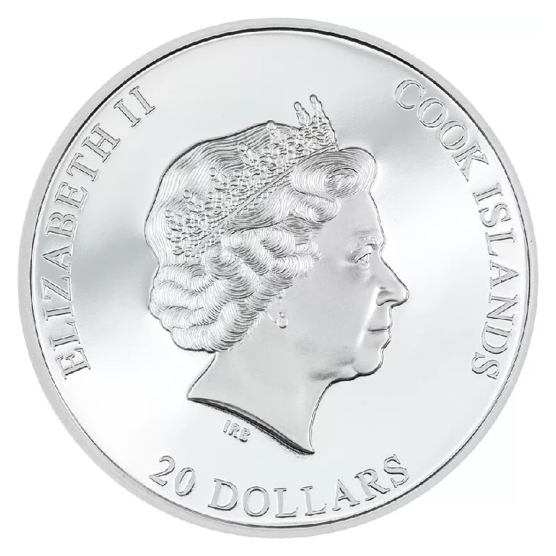 Moneda de plata de las Islas Cook Silver Blast 2023, 93,3 gramos de plata pura (0,999 proof) Monedas coleccionables