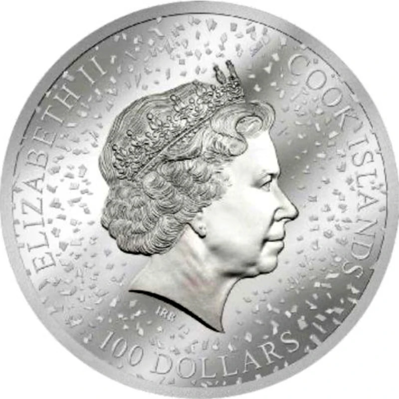 Silver Blast 2023 de las Islas Cook, moneda de 1000 g de plata pura (0.999 proof) Monedas coleccionables