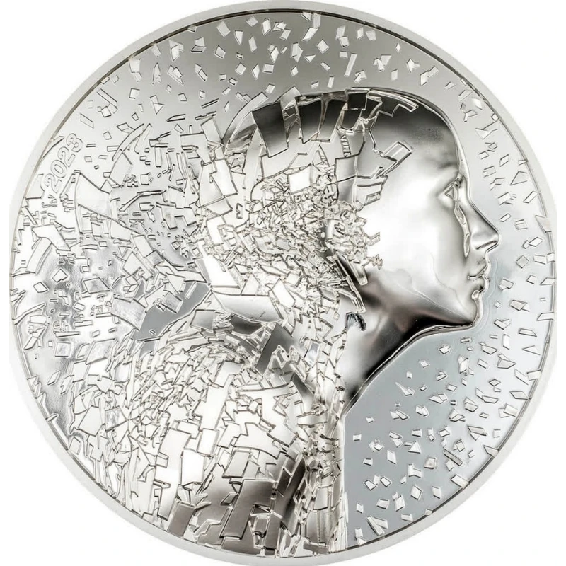 Silver Blast 2023 de las Islas Cook, moneda de 1000 g de plata pura (0.999 proof) Monedas coleccionables
