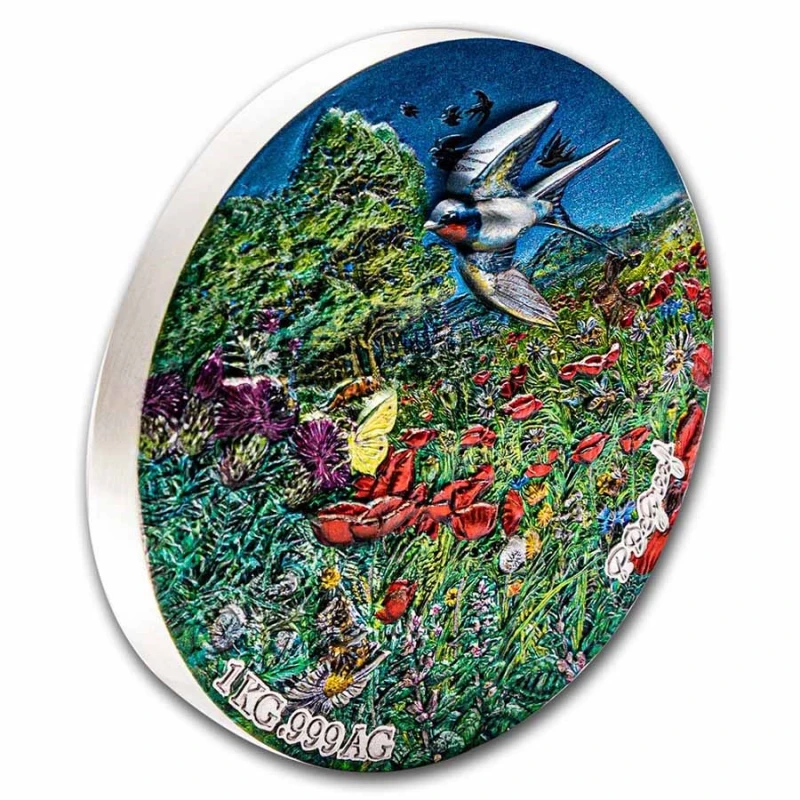 Moneda de plata de Benín 