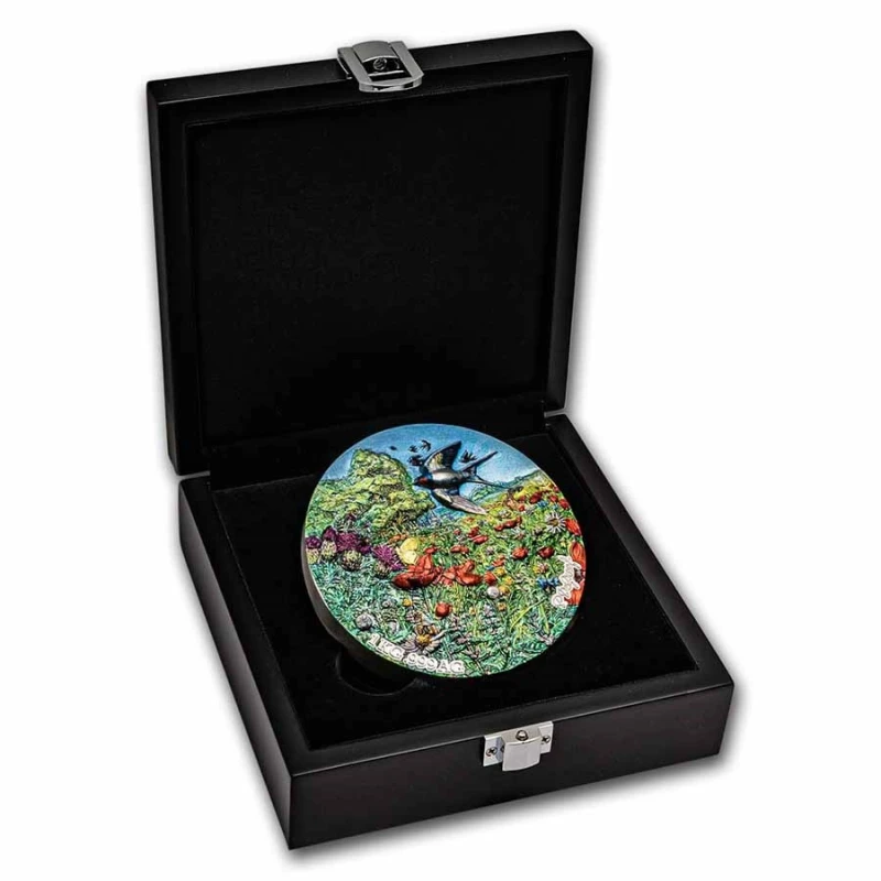 Moneda de plata de Benín 