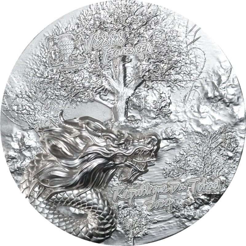 Moneda de plata Chad 