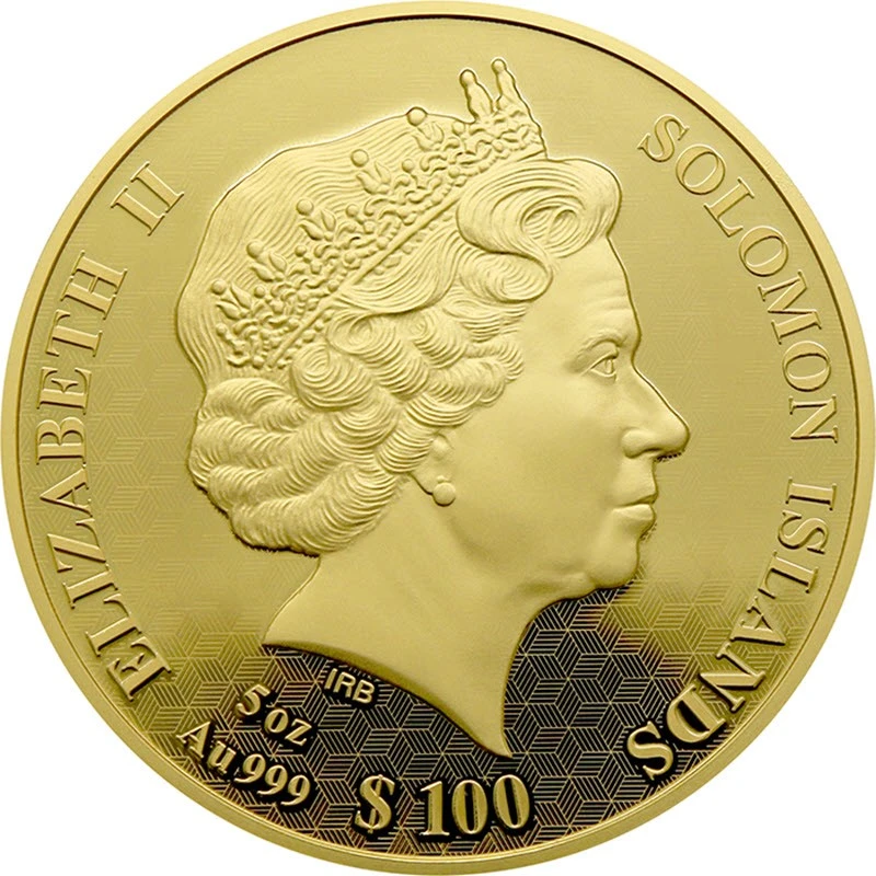 Moneda de oro de las Islas Salomón 