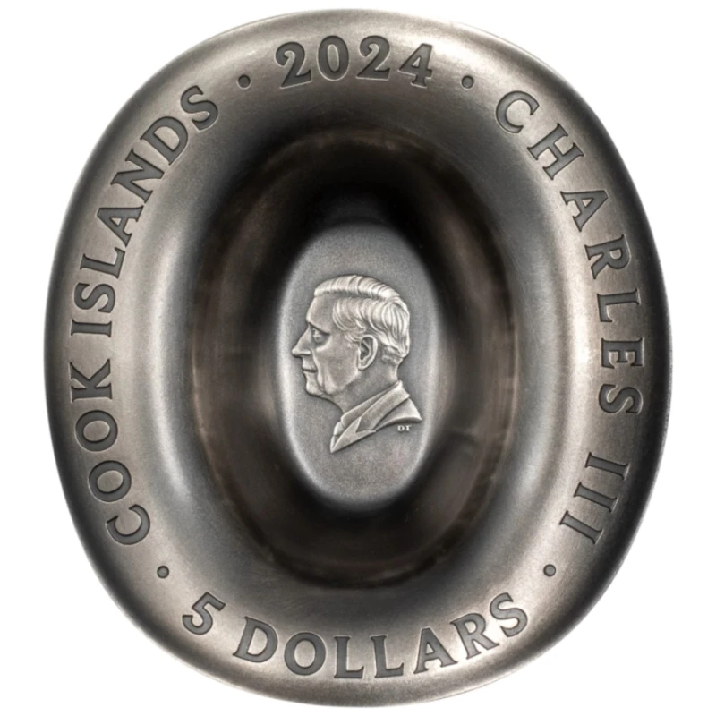 Moneda de plata de las Islas Cook 