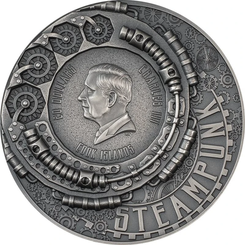 Moneda de plata de las Islas Cook 