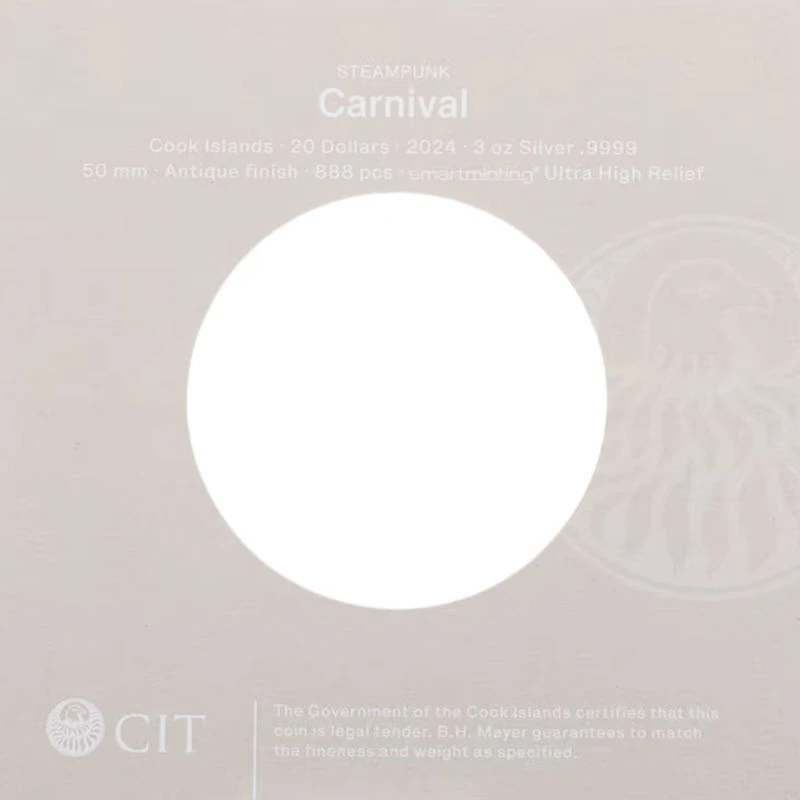 Moneda de plata de las Islas Cook 