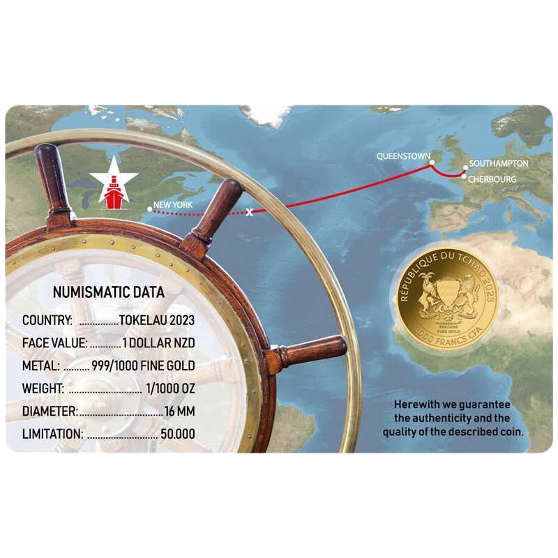 Moneda de oro del Chad 