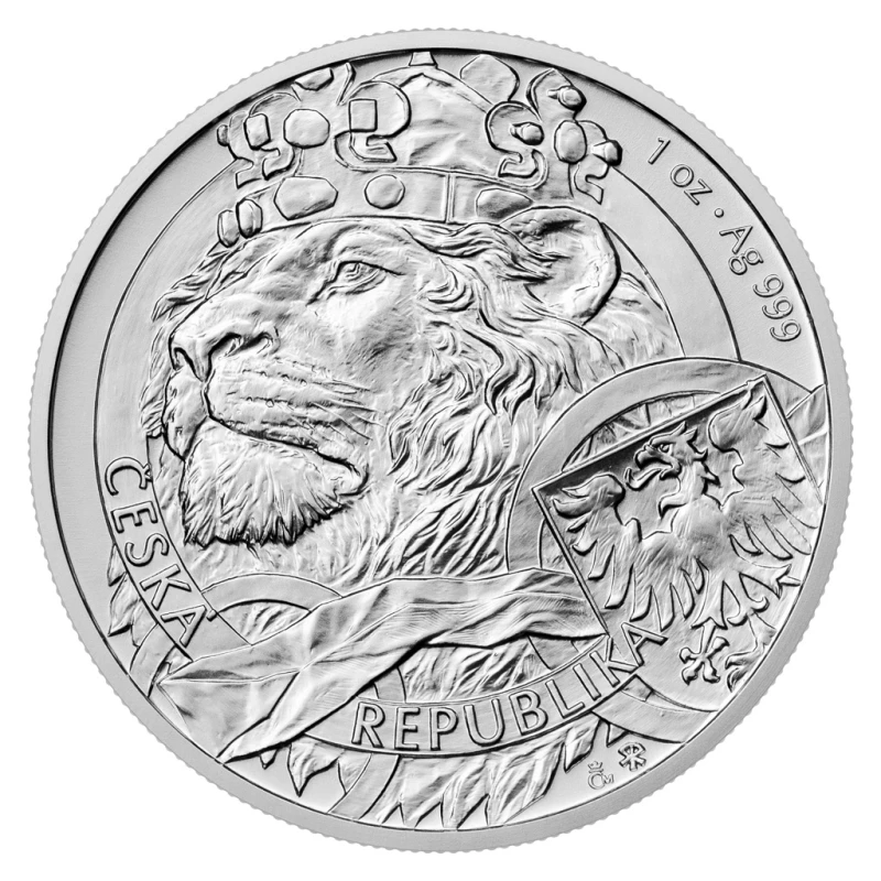 Niue: silver coin Czech Lion 2025 1 oz Collectible coins