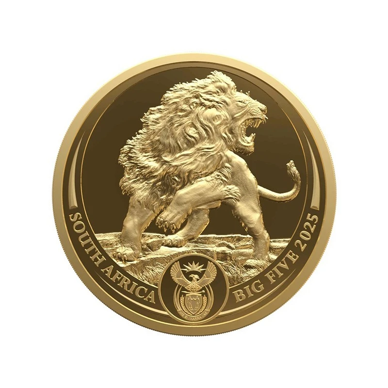 Sudáfrica: moneda de oro León 2025 Proof 1 oz Monedas coleccionables