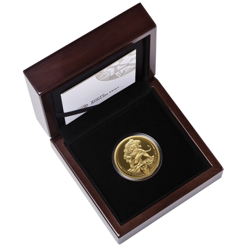 South Africa: gold coin Lion 2025 Proof 1 oz Collectible coins