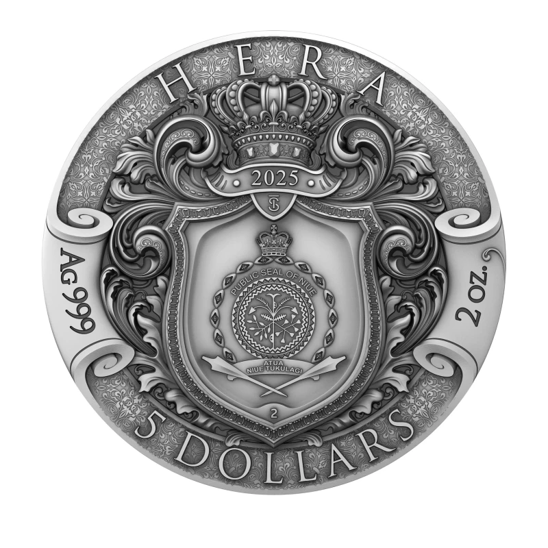Niue: silver coin Hera 2025 2 oz Collectible coins