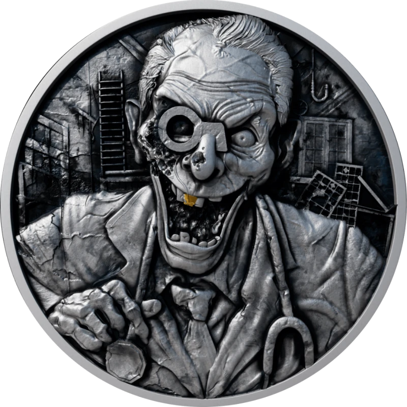 Cameroon: silver coin Asylum 2025 2 oz Collectible coins