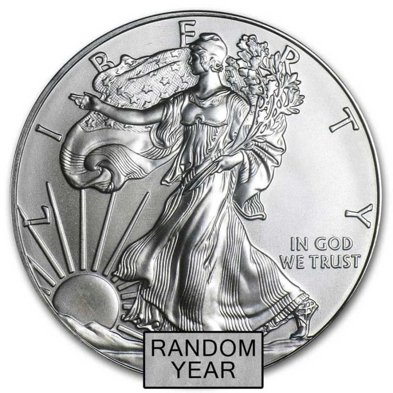 USA Silver Bullion Coin American Eagle 1 oz Monedas de inversión
