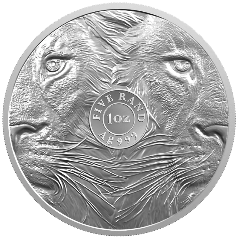 South Africa: silver coins Lion and Krugerrand 2025 Proof set 2 oz Collectible coins