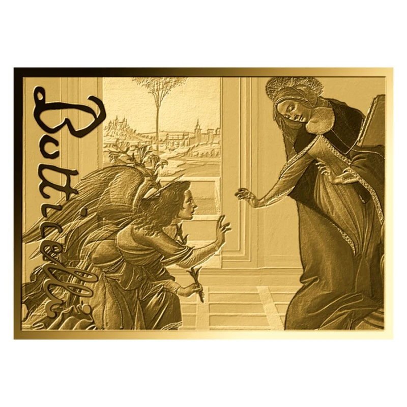 Chad: gold coin The Annunciation of Cestello 1/1000 oz Collectible coins