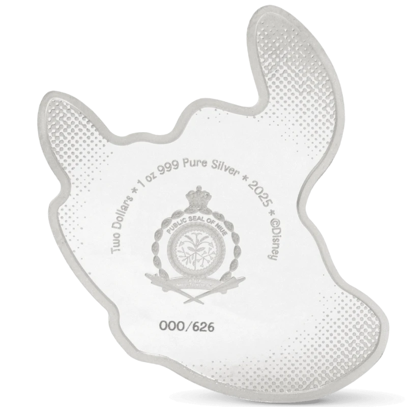 Niue: moneda de plata Stitch Surf's Up 2025 Proof coloreada 1 onza Monedas coleccionables