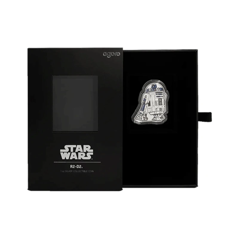 Niue: moneda de plata R2-D2 2025 Proof coloreada 1 oz Monedas coleccionables