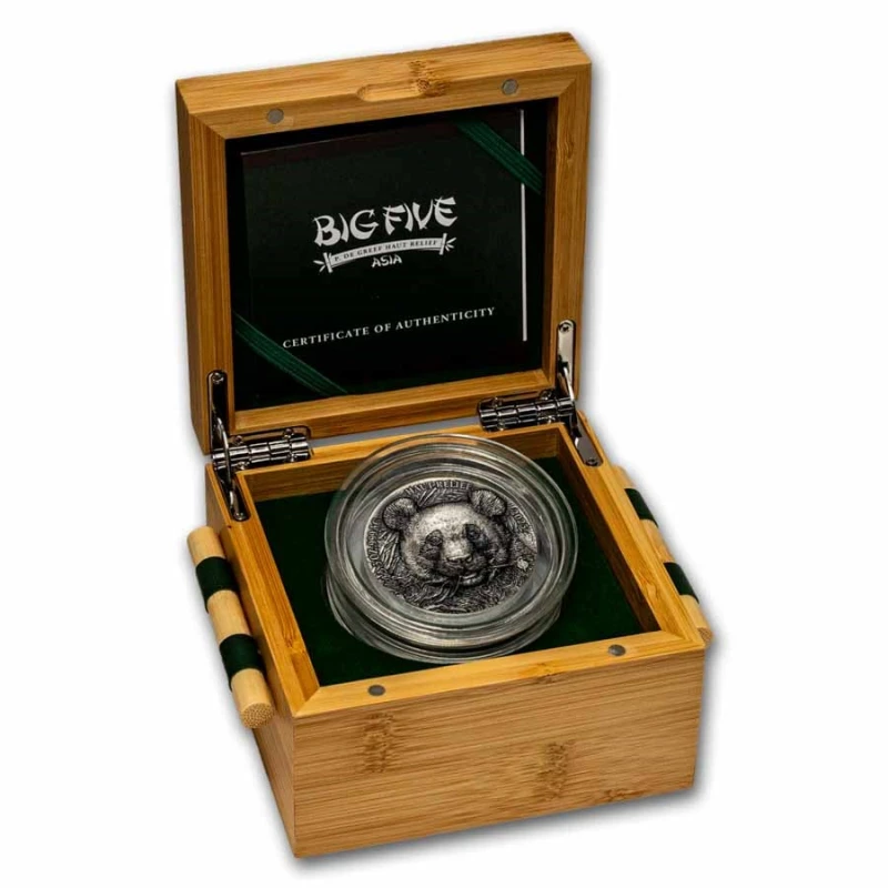 Côte d'Ivoire (Ivory Coast): silver coin Panda 2025 5 oz Collectible coins