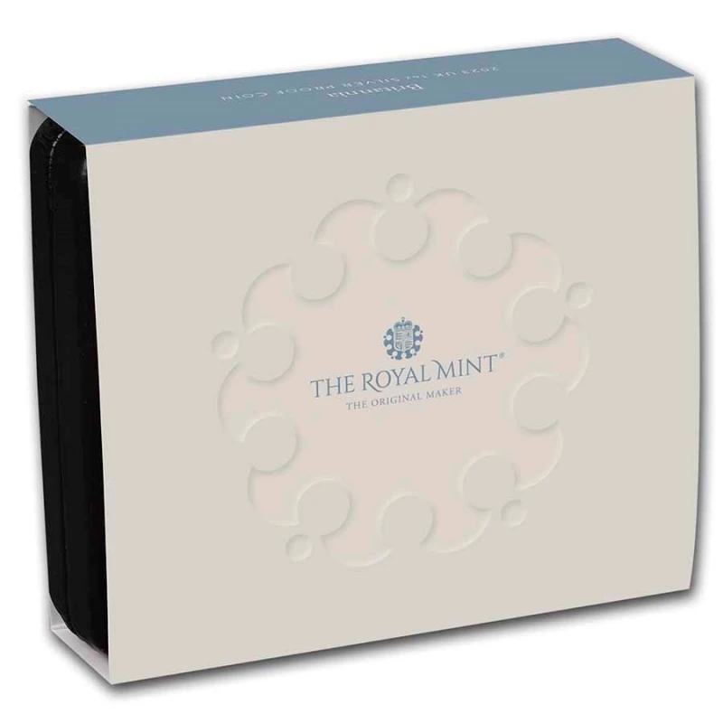 Reino Unido Moneda de Plata Britannia 2023 Proof 1 oz Monedas coleccionables